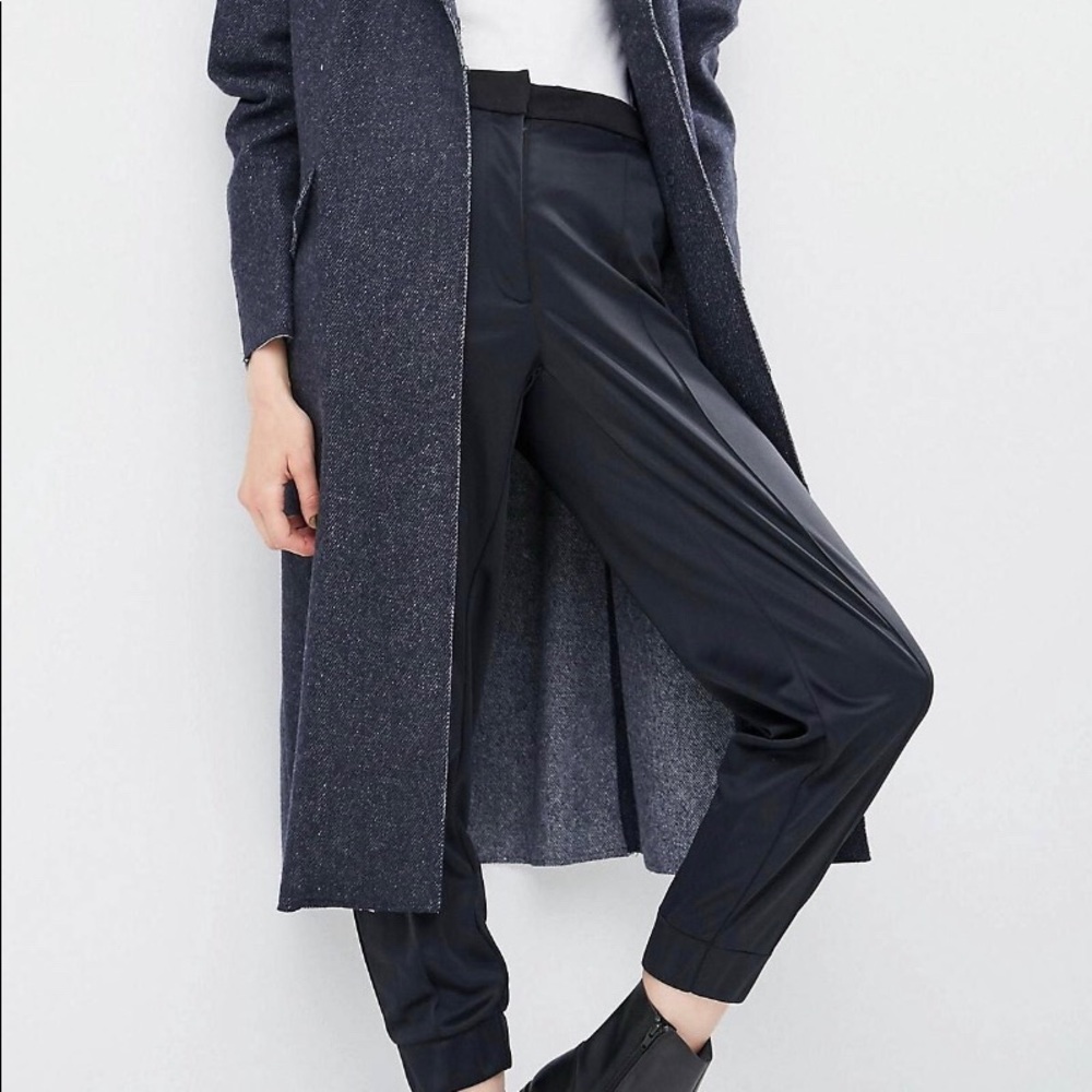 OVERSIZED COAT WITH RAW EDGES ~NWOT~ SZ 10